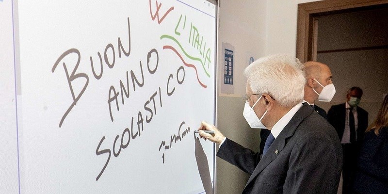 Mattarella a Vo’ Euganeo per inaugurare l’anno scolastico appena cominciato