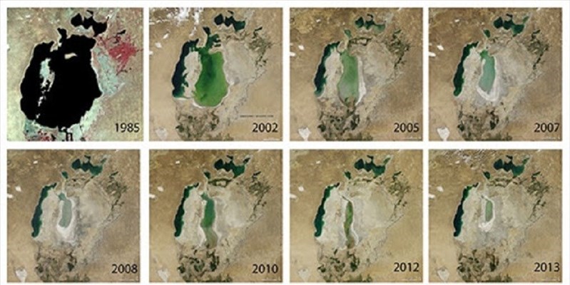 Il Lago d’Aral è quasi scomparso
