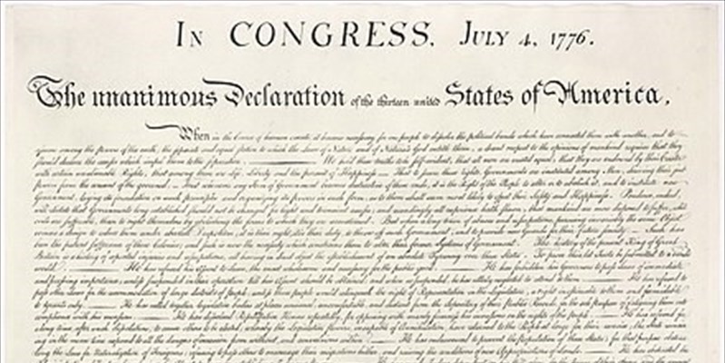4 luglio 1776: la Dichiarazione d’indipendenza