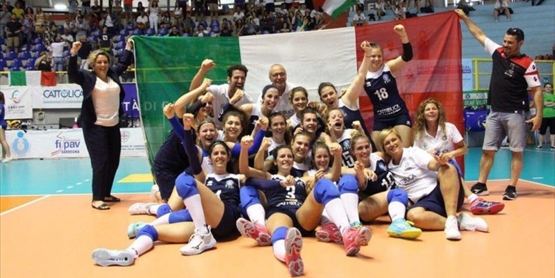 Le Azzurre del volley sorde sono campionesse