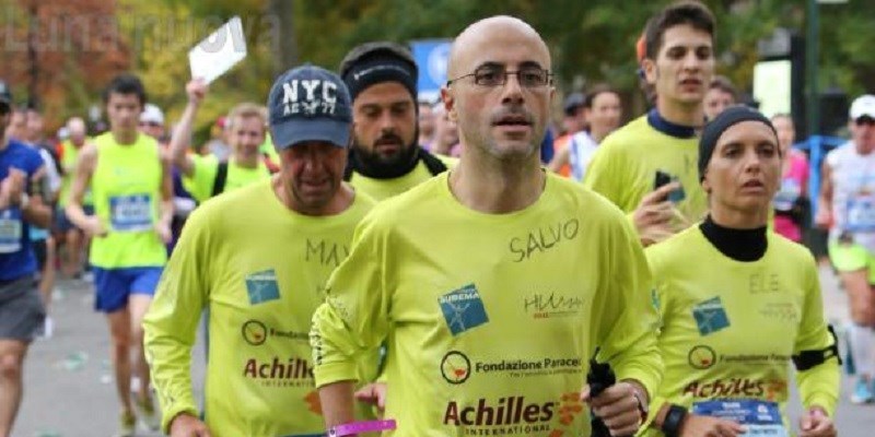“Nato per non correre, maratoneta contro la disabilità”