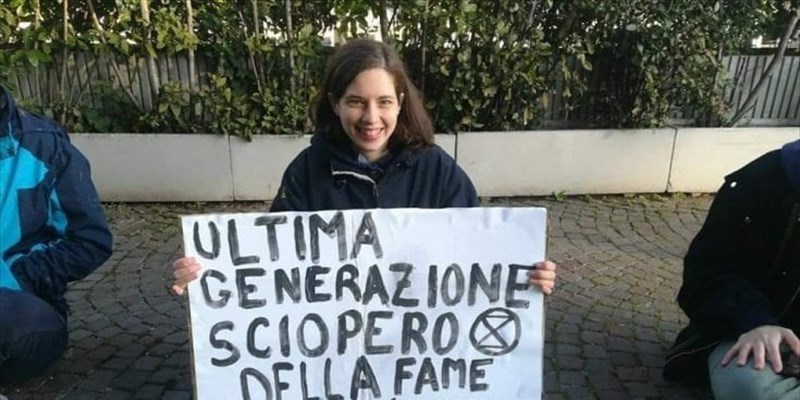 Laura Zorzini di Extinction Rebellion chiede attenzione al governo