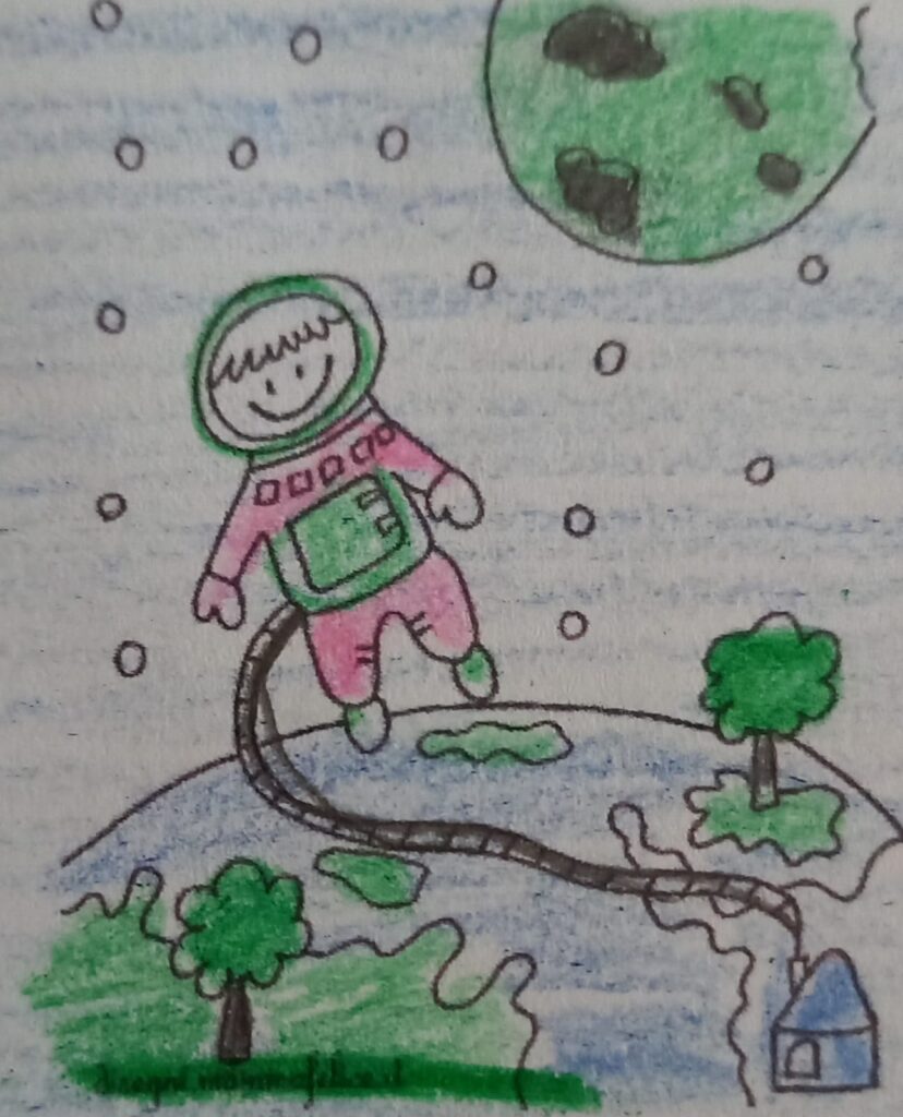 L’astronauta è precipitato nell’orto