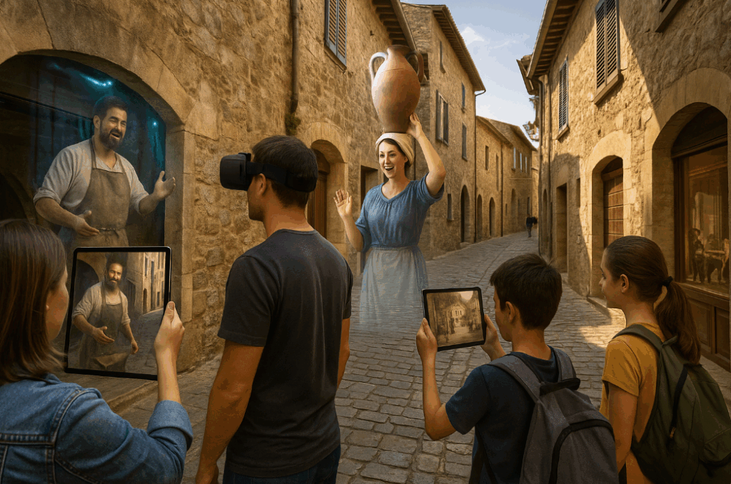 Il paese museo e il centro storico che parlava e raccontava la sua storia grazie alle nuove tecnologie