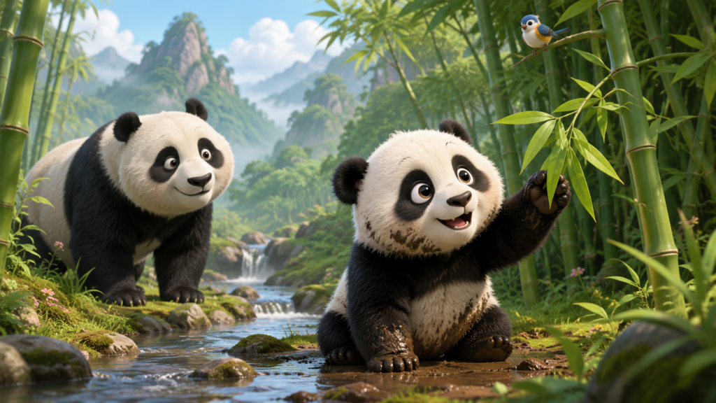 Tao, il giovane panda alla scoperta della sua foresta