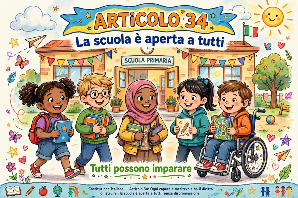 L’Articolo 34 della Costituzione Italiana