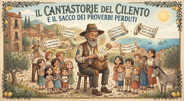 Il Cantastorie del Cilento e il Sacco dei Proverbi Perduti